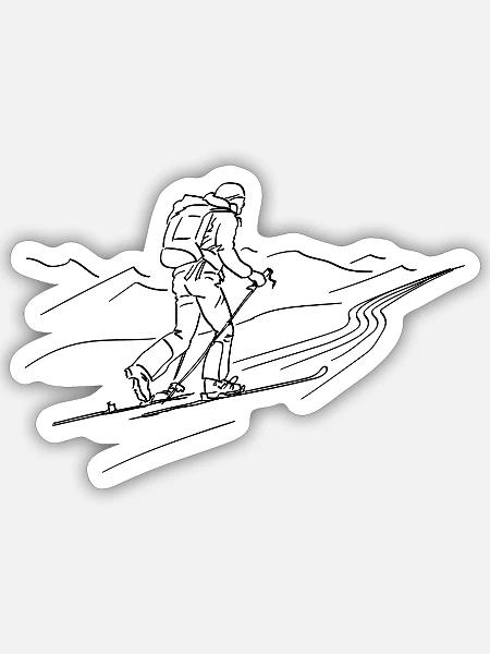 - Sticker size S (10 x 10 cm) - white matte