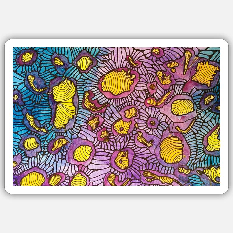 micro - Sticker size S (10 x 10 cm) - white matte