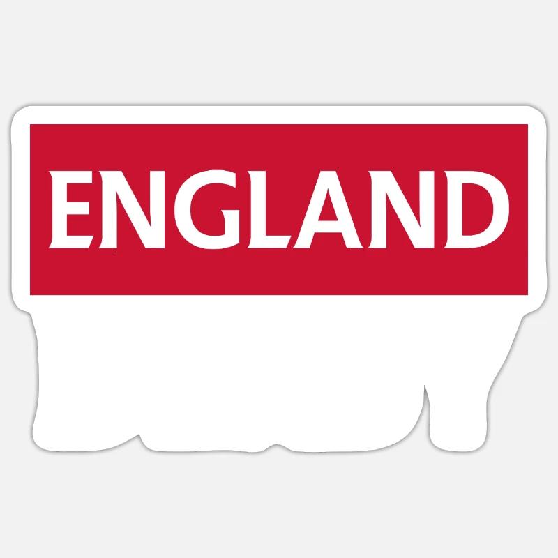 Englisches Derby Retro Design - Sticker Größe S (10 x 10 cm) - Mattweiß