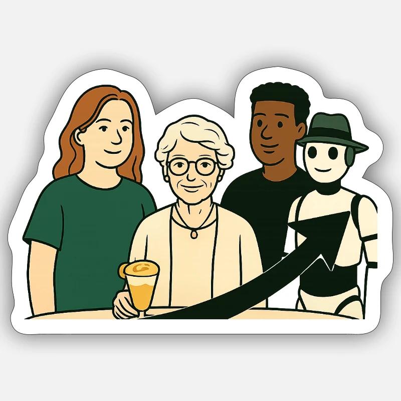 Sticker size S (10 x 10 cm) - 