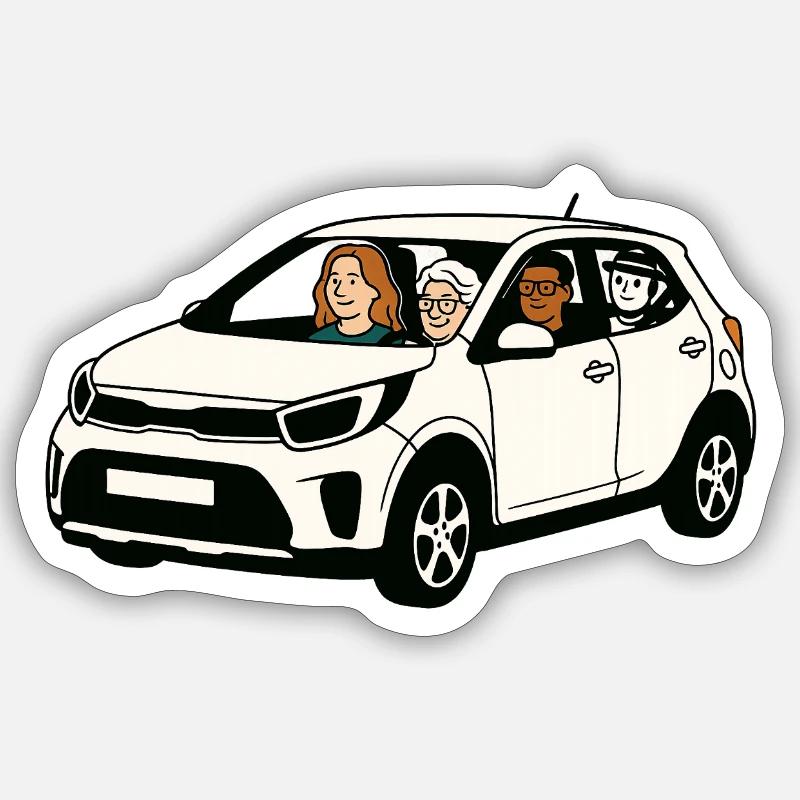 Sticker taille S (10 x 10 cm) - 