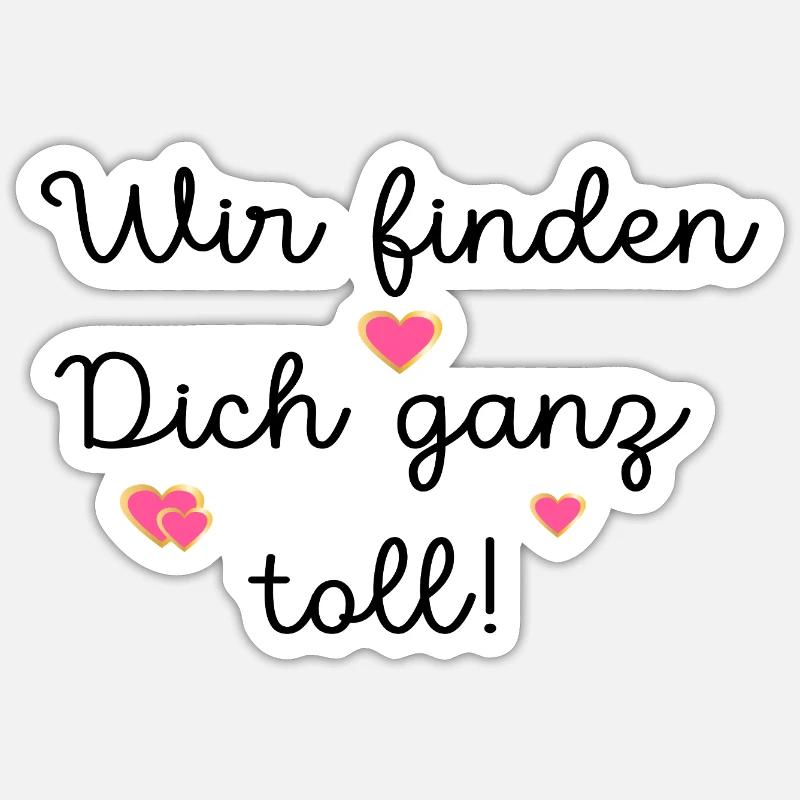 ÉLOGES COMPLIMENTS AMOUR - Sticker taille S (10 x 10 cm) - blanc mat