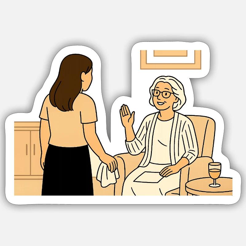 Sticker Größe S (10 x 10 cm) - 