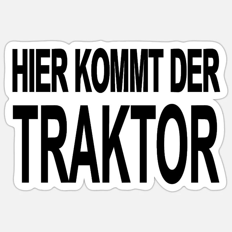 Traktor Sticker Größe S (10 x 10 cm)
