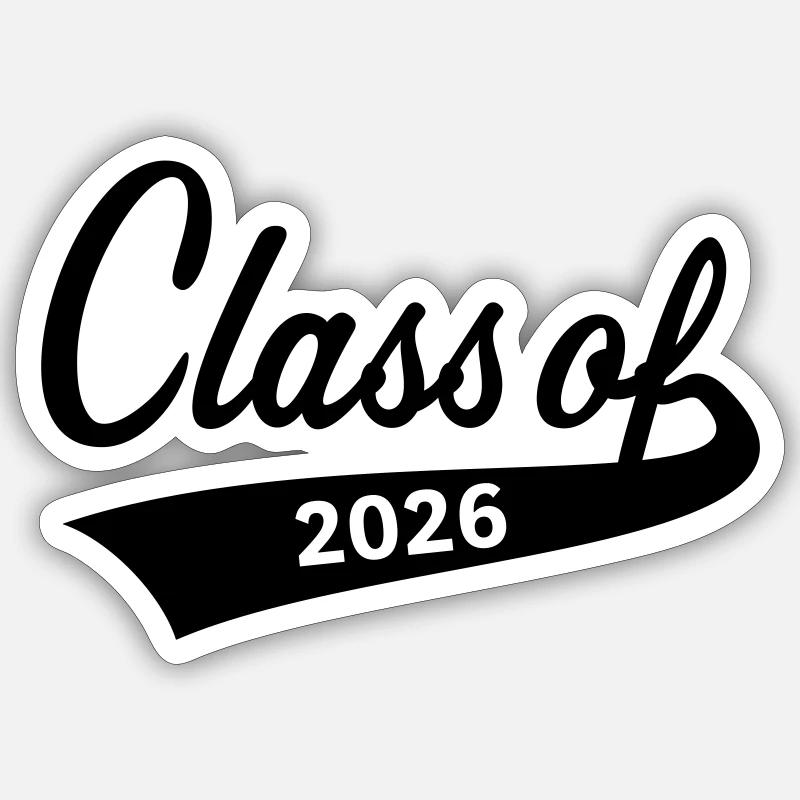Class Of 2026 (Graduating Class B) Sticker size S (10 x 10 cm)