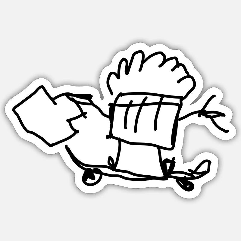 Sticker size S (10 x 10 cm) - 