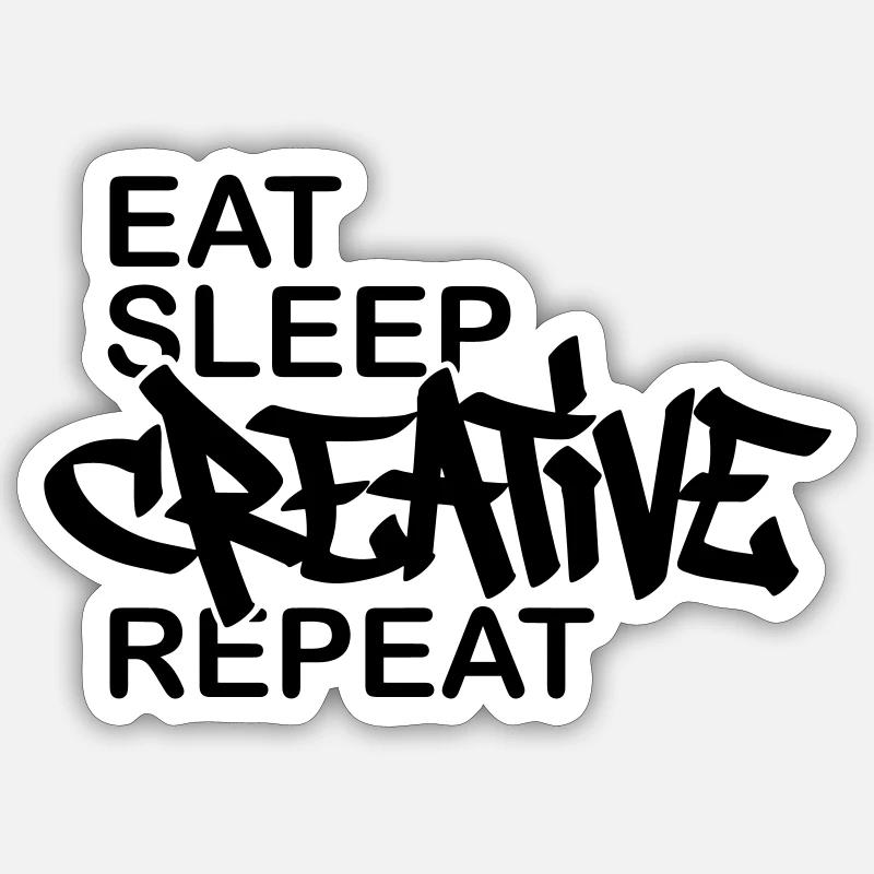 Journée du Graffiti Devise Créative Sticker taille S (10 x 10 cm)