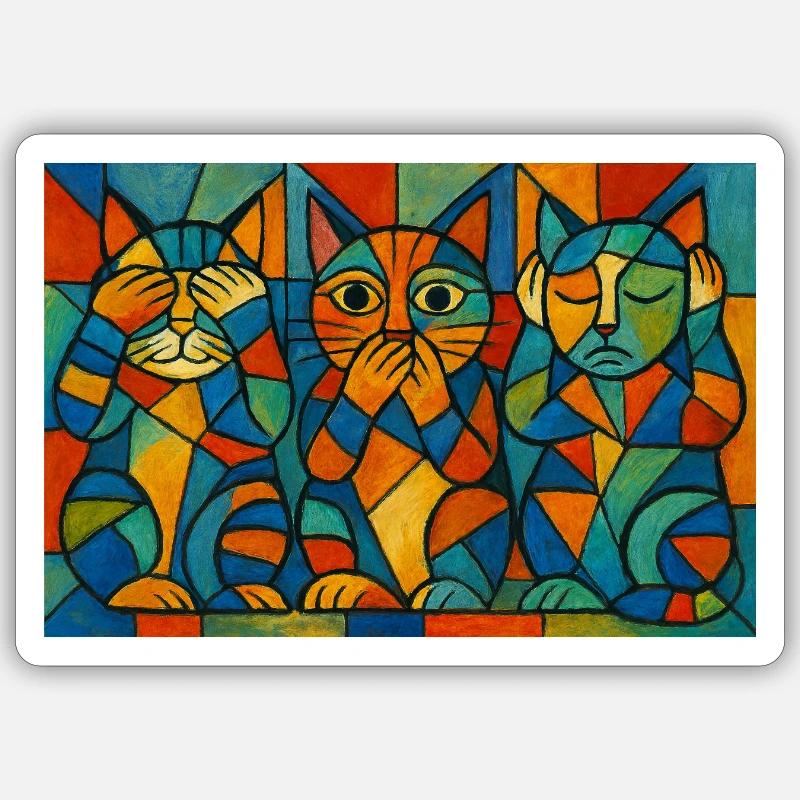 Sticker taille S (10 x 10 cm) - 