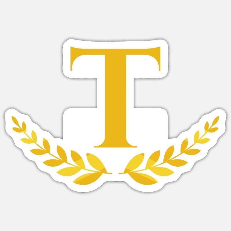 t - Sticker size S (10 x 10 cm) - white matte