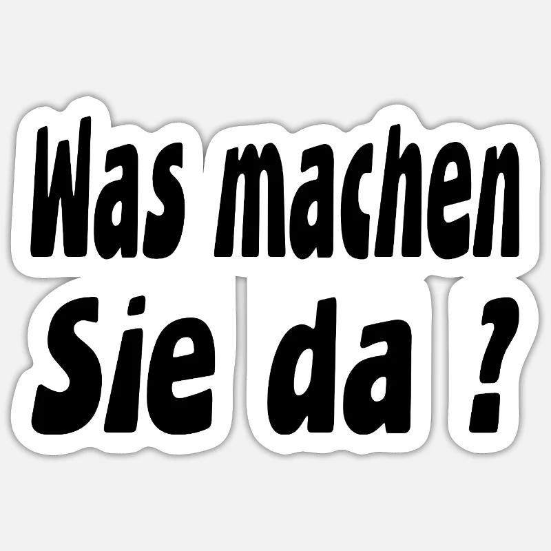 Arbeit Sticker Größe S (10 x 10 cm)