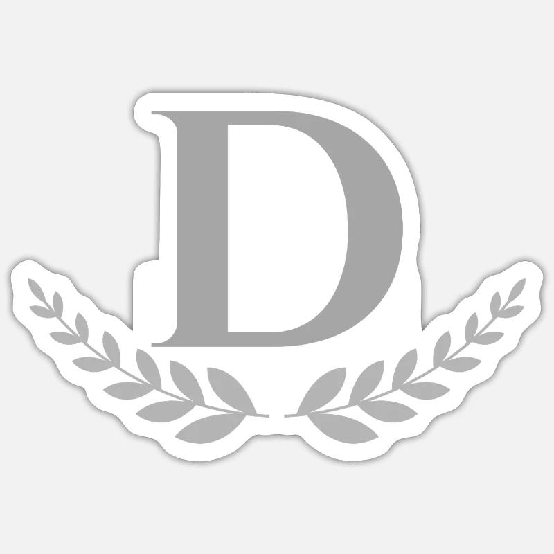 D - Sticker size S (10 x 10 cm) - white matte