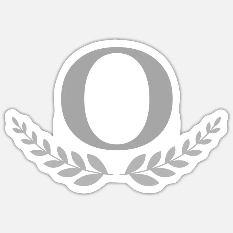 O Sticker size S (10 x 10 cm)