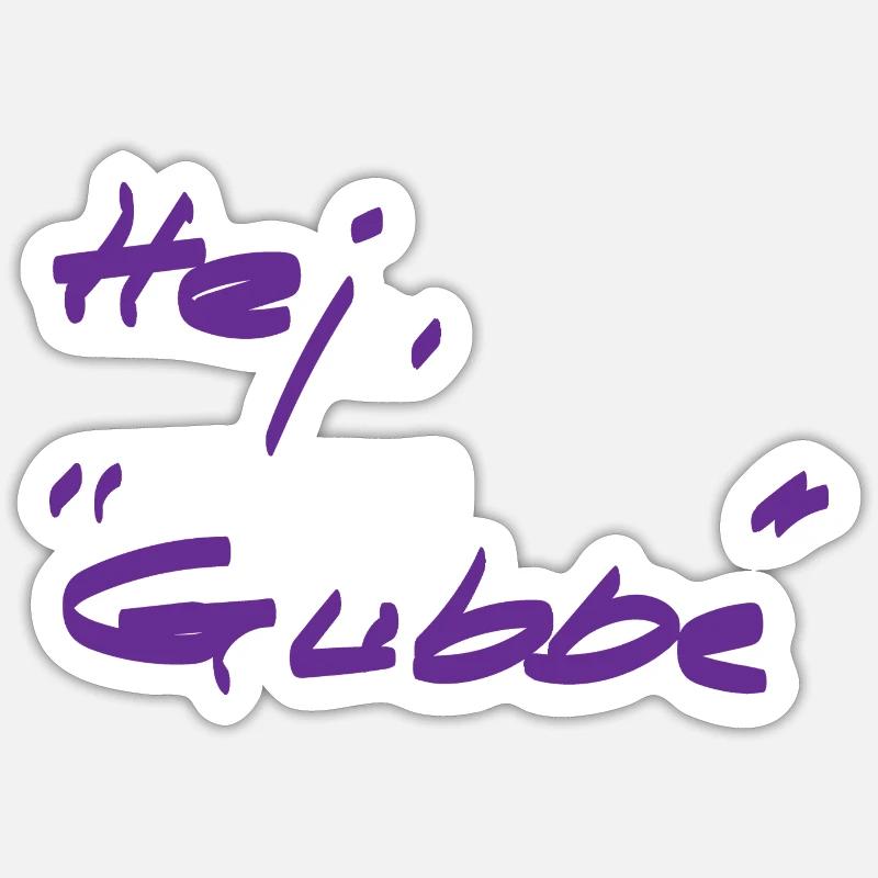 Welcome - different - Swedish Sticker size S (10 x 10 cm)