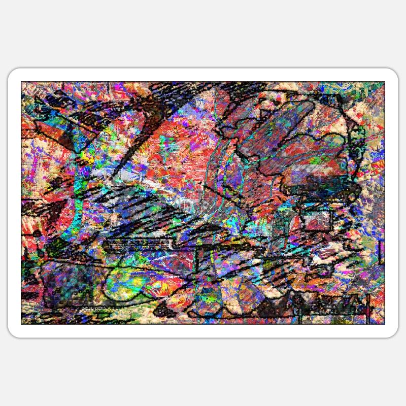 Kaggyskraytchy - Sticker taille S (10 x 10 cm) - blanc mat