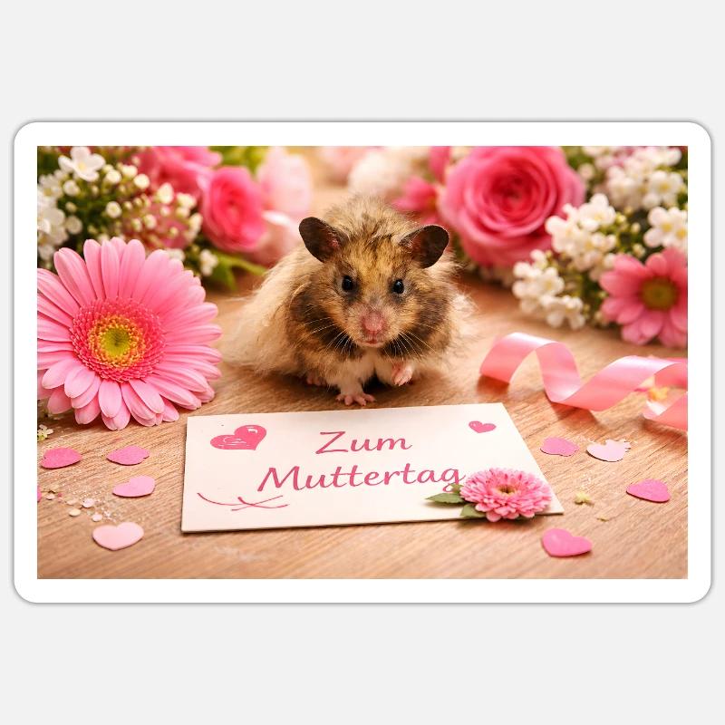 Chico 11: Muttertag 2026 Sticker Größe S (10 x 10 cm)