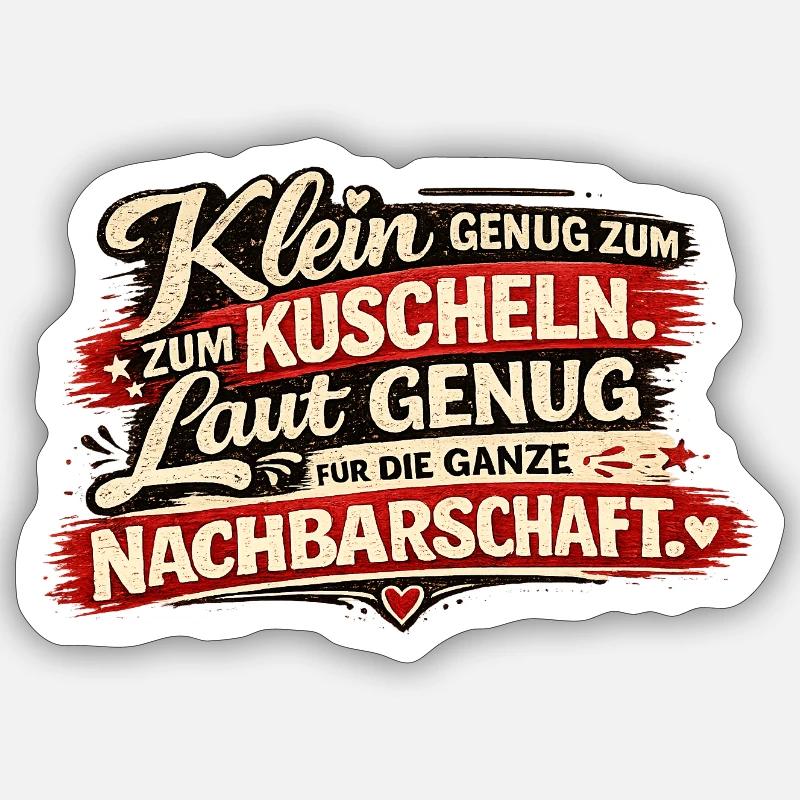 Sticker Größe S (10 x 10 cm) -