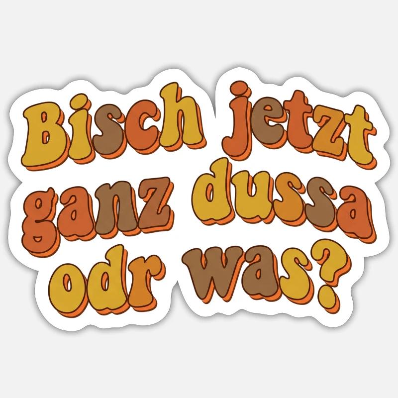 Souabe, Souabe, Stuttgart, Souabe - Sticker taille S (10 x 10 cm) - blanc mat