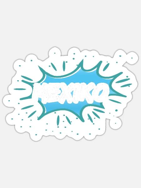 Geschenk für Mexiko - Sticker Größe S (10 x 10 cm) - Mattweiß