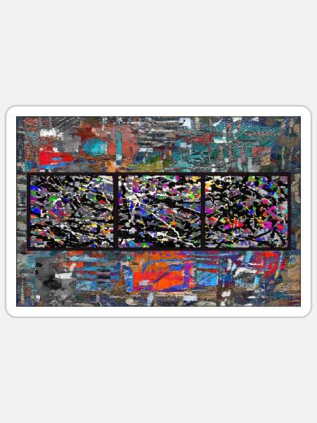 Trjptjchinski - Sticker Größe S (10 x 10 cm) - Mattweiß