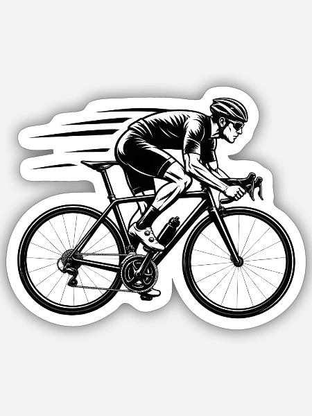 Volle Fahrt ! - Sticker Größe S (10 x 10 cm) - Mattweiß