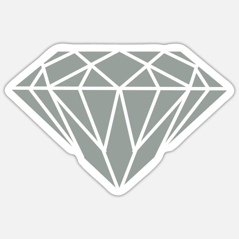 Diamant Sticker taille S (10 x 10 cm)