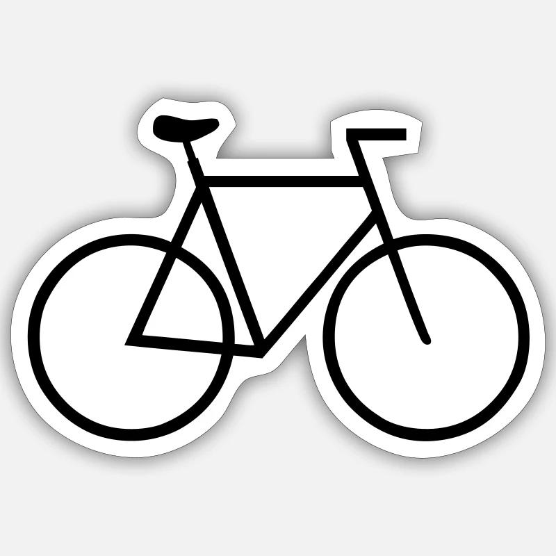Fahrrad Sticker Größe S (10 x 10 cm)