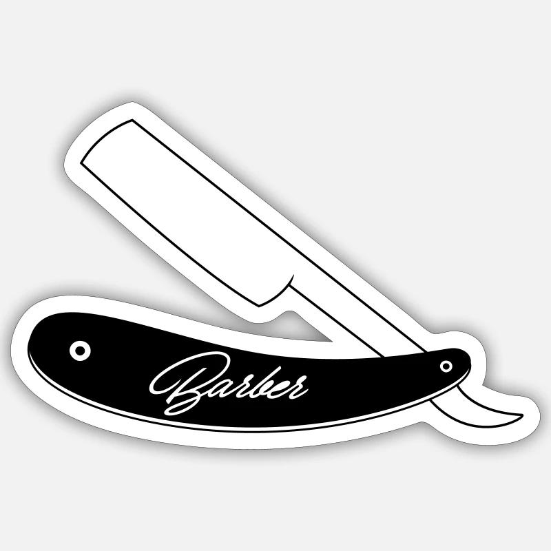 Barber Sticker Größe S (10 x 10 cm)