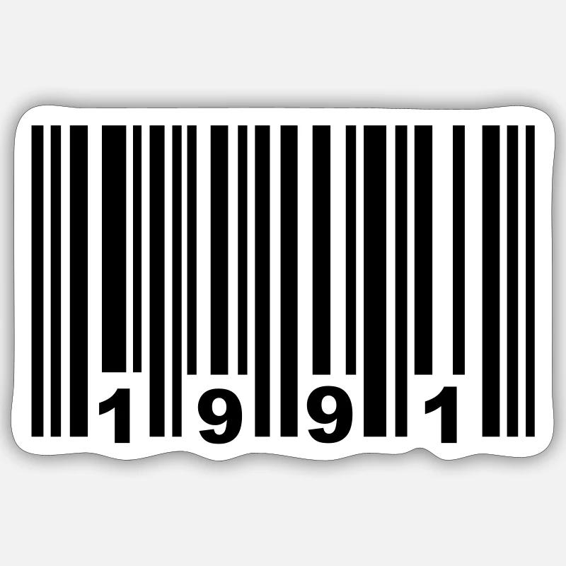 1991 Sticker size S (10 x 10 cm)
