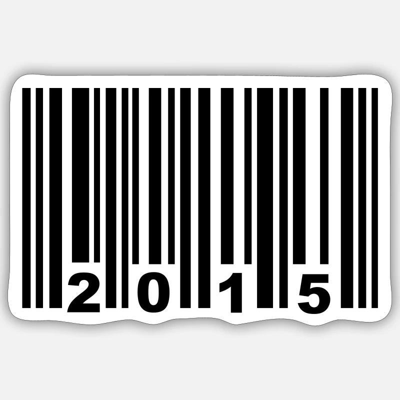 2015 - Sticker Größe S (10 x 10 cm) - Mattweiß