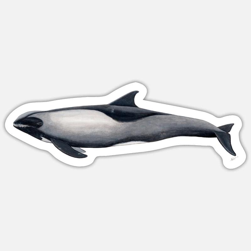 Melon head dolphin - Peponocephala electra Sticker size S (10 x 10 cm)