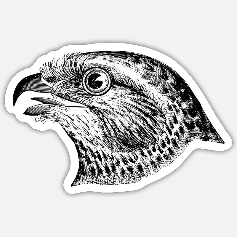 The nozzle - Sticker size S (10 x 10 cm) - white matte