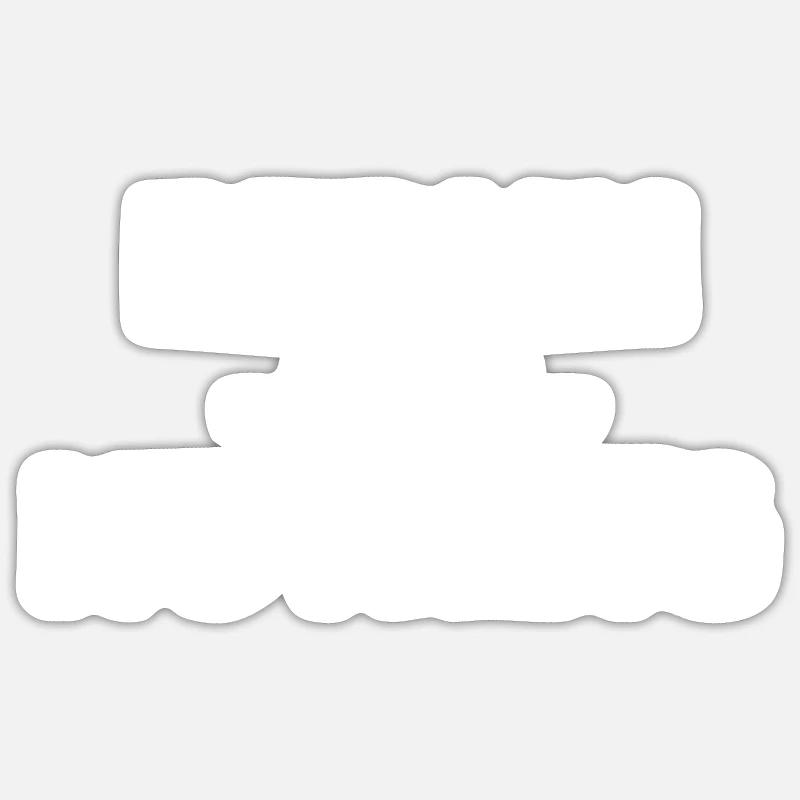 Berlin ou rien - Sticker taille S (10 x 10 cm) - blanc mat