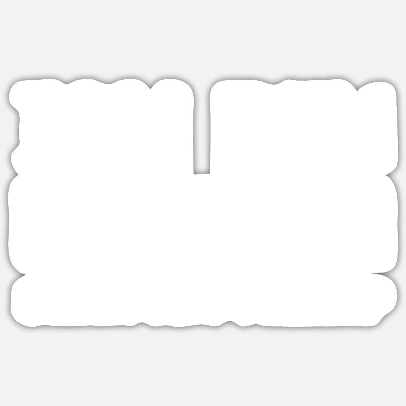 Ich bin dagegen Sticker Größe S (10 x 10 cm)