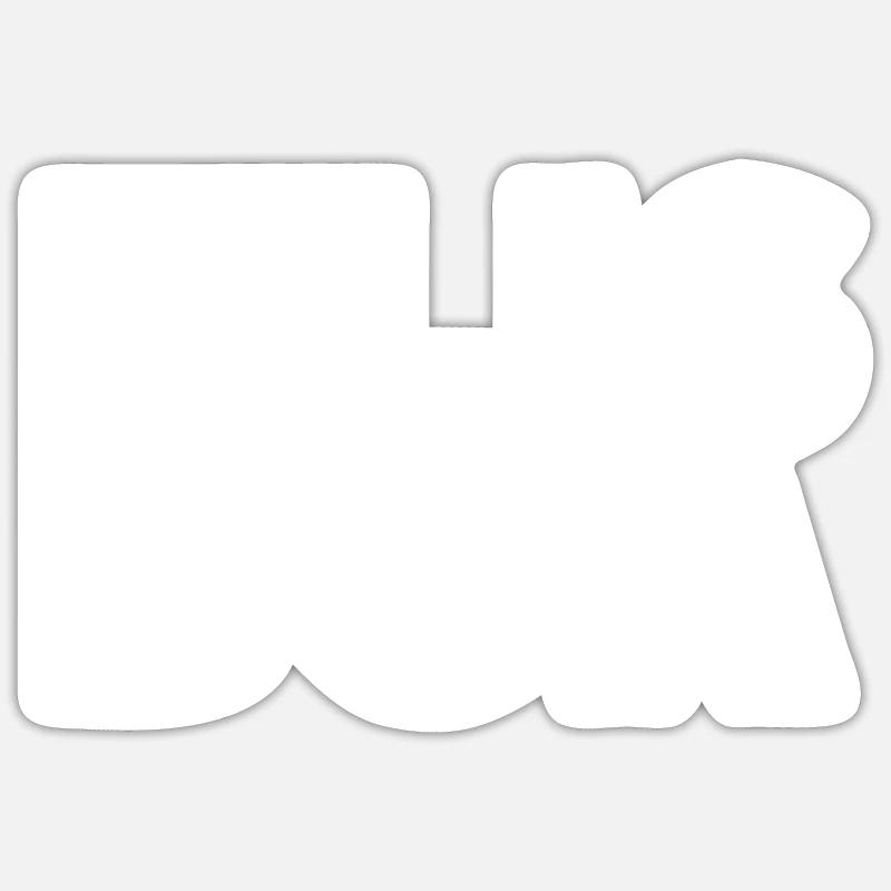 Lisbonne - Sticker taille S (10 x 10 cm) - blanc mat