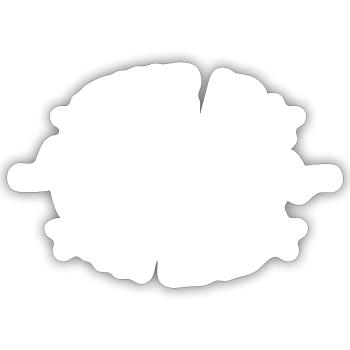Motorcycling is my love - Sticker size S (10 x 10 cm) - white matte - Front