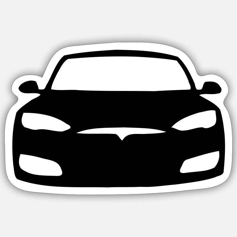 Model S Symbol Sticker Größe S (10 x 10 cm)