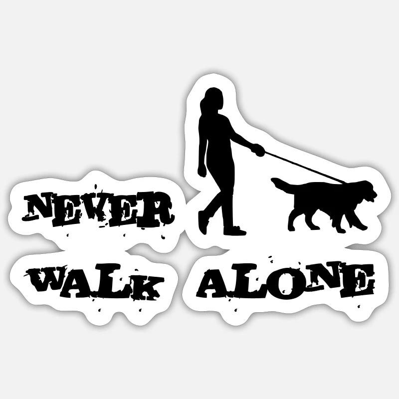Chien gassi - Sticker taille S (10 x 10 cm) - blanc mat