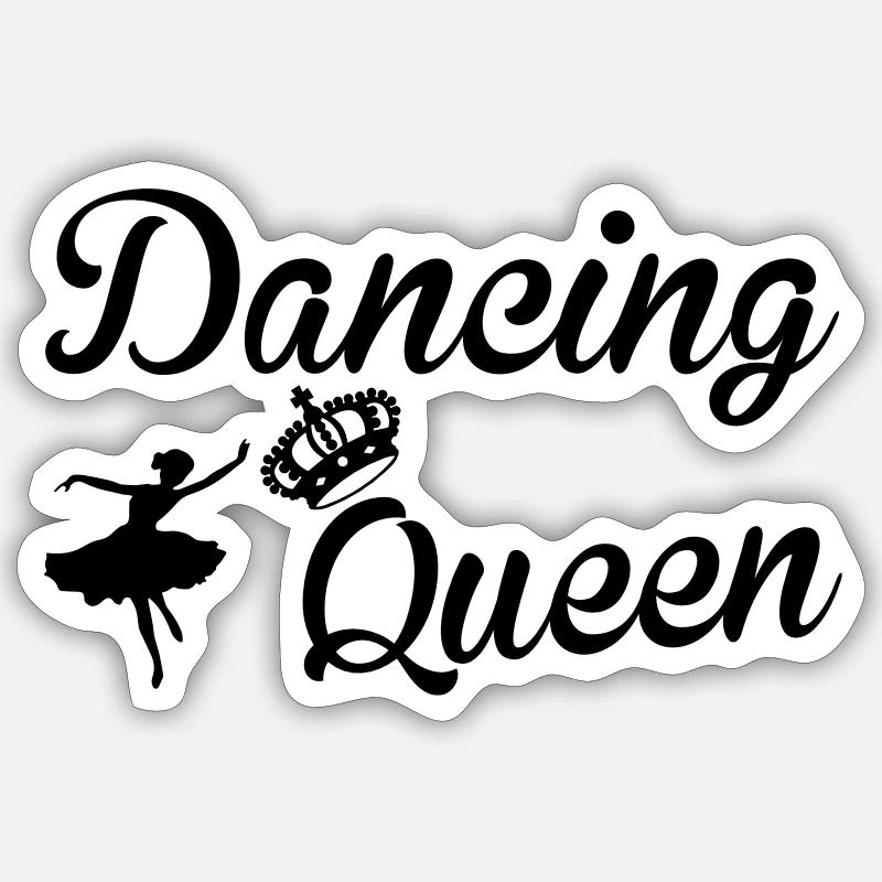 Dancing Queen Sticker size S (10 x 10 cm)
