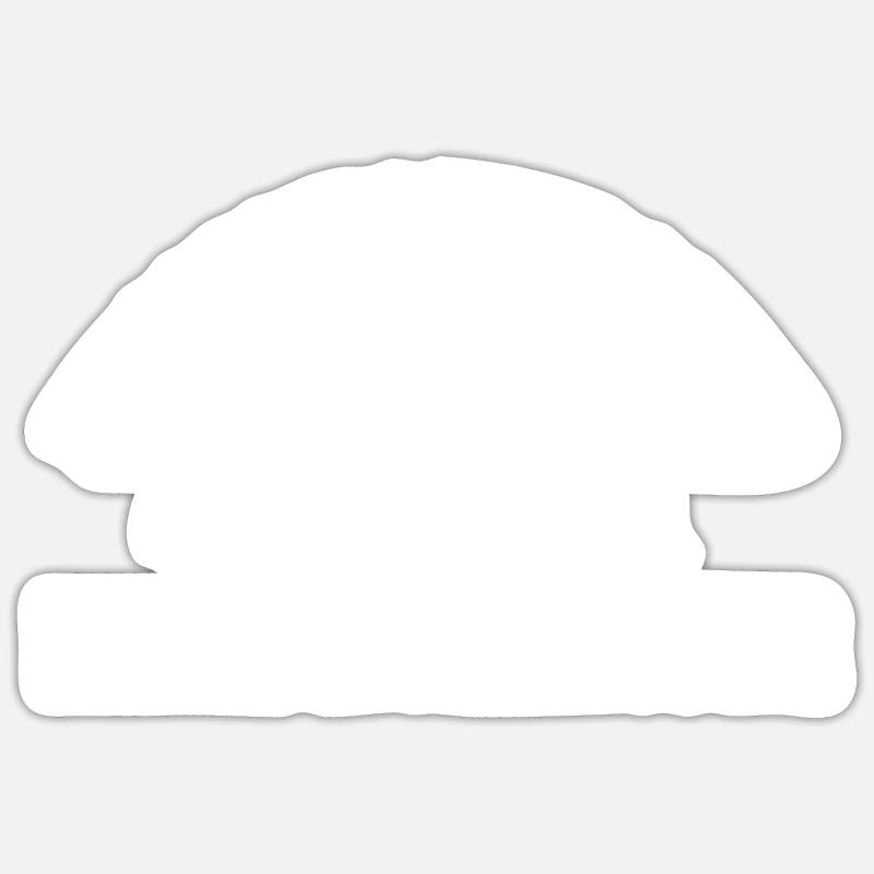 célibataire - Sticker taille S (10 x 10 cm) - blanc mat