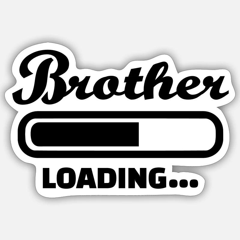 Bruder Sticker Größe S (10 x 10 cm)