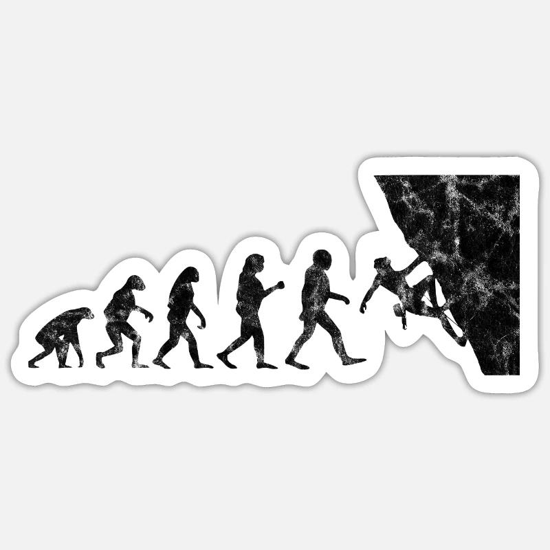 Climbing climbing climber bouldering climbing wall Sticker size S (10 x 10 cm)