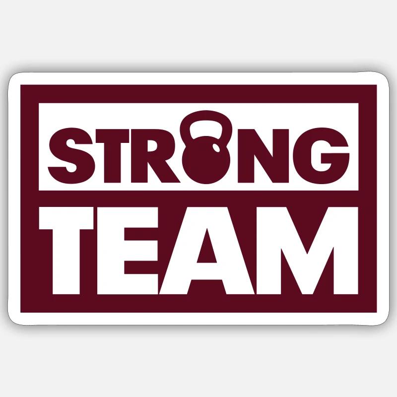 Une équipe solide Sticker taille S (10 x 10 cm)