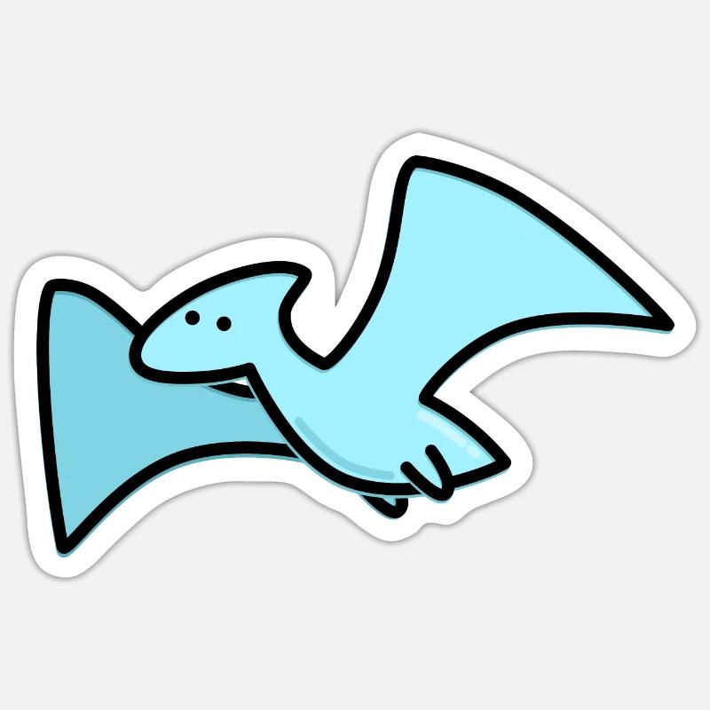 Cute Dino - Sticker size S (10 x 10 cm) - white matte