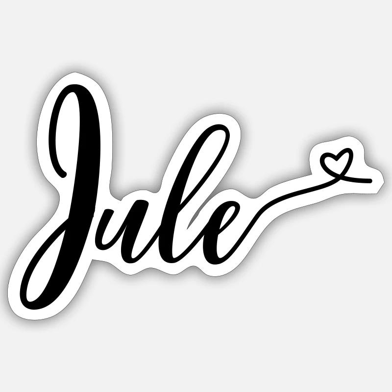 jule Sticker Größe S (10 x 10 cm)