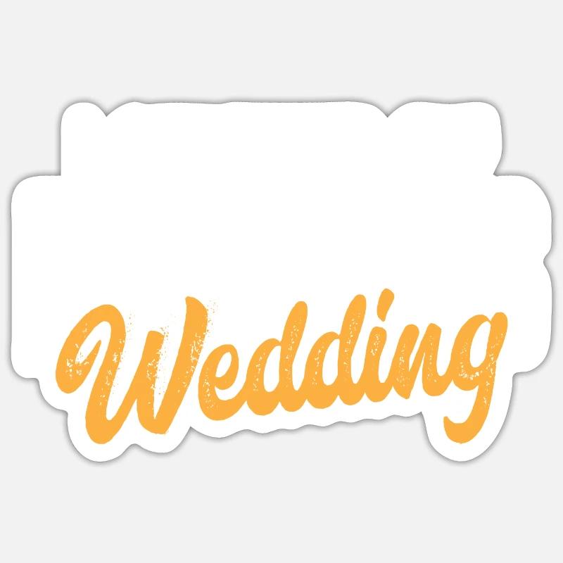 Survived My Daughter's Wedding Bride's Father Gift - Sticker size S (10 x 10 cm) - white matte