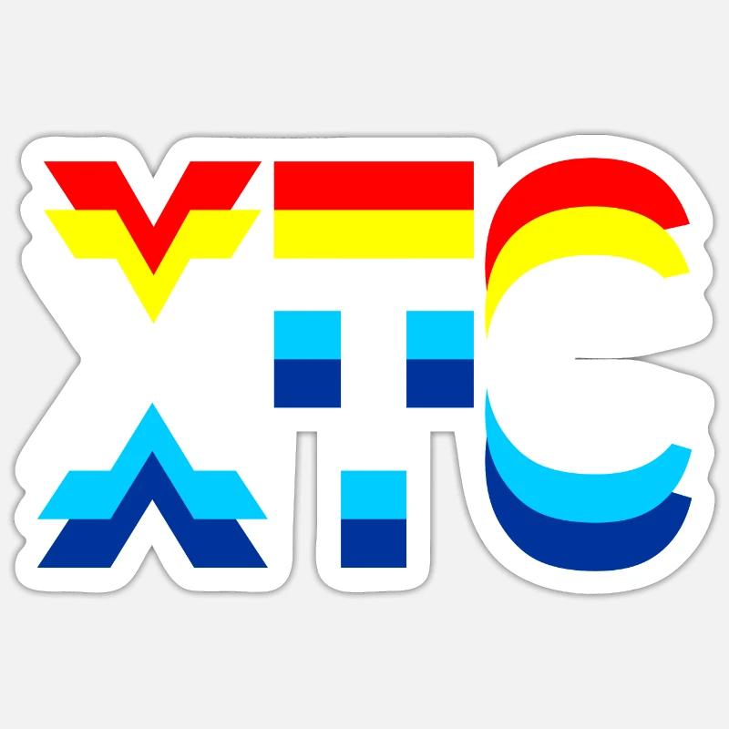 XTC, Ecstasy, Drogen Sticker Größe S (10 x 10 cm)