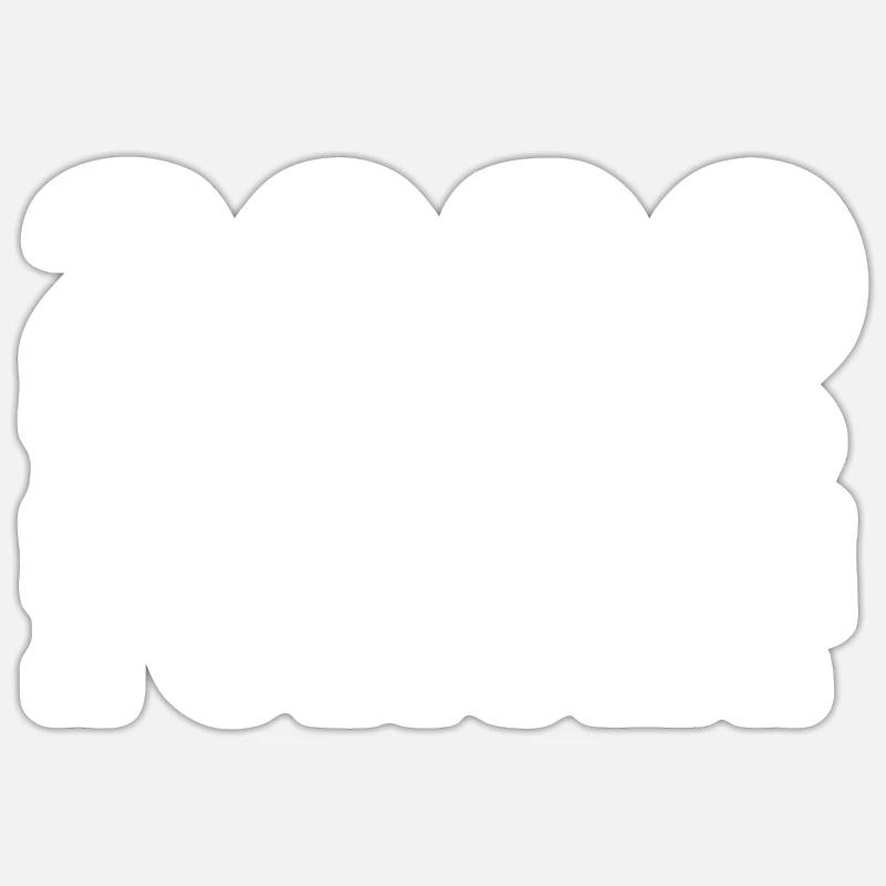 2020 - Sticker size S (10 x 10 cm) - white matte