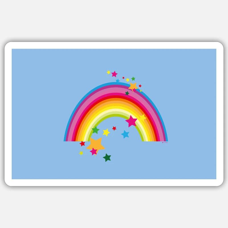 Regenbogen Sticker Größe S (10 x 10 cm)