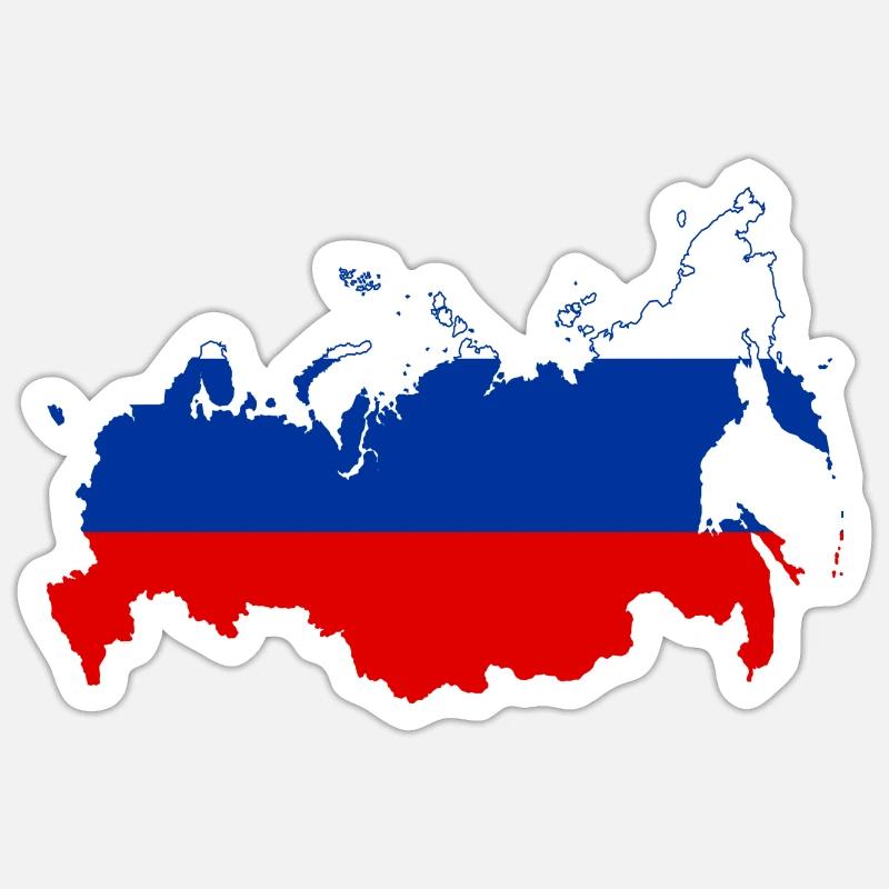 Russie Sticker taille S (10 x 10 cm)