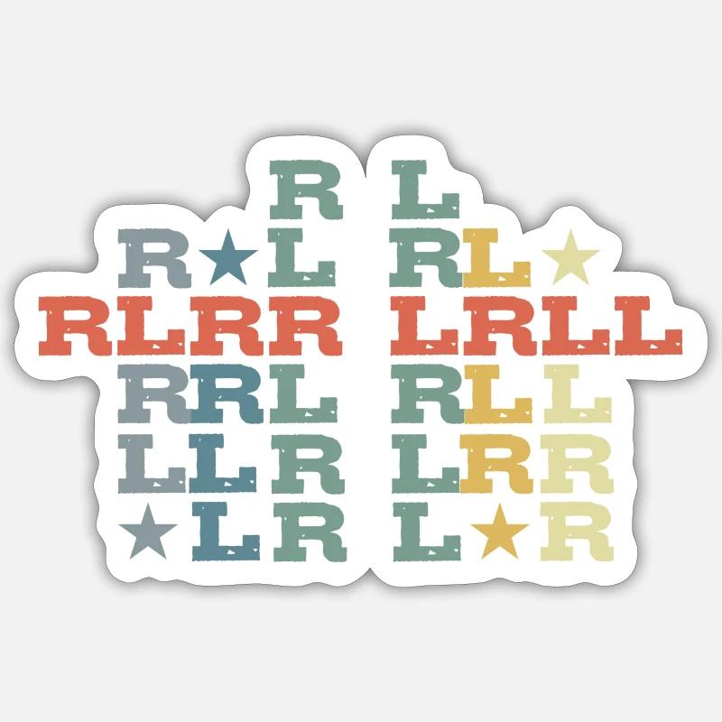 Rudiments de batterie Sticker taille S (10 x 10 cm)